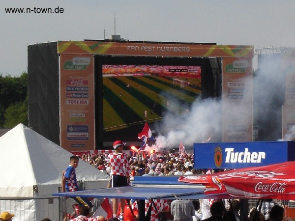 WM2006 FanFest in Nrnberg: Japan - Kroatien