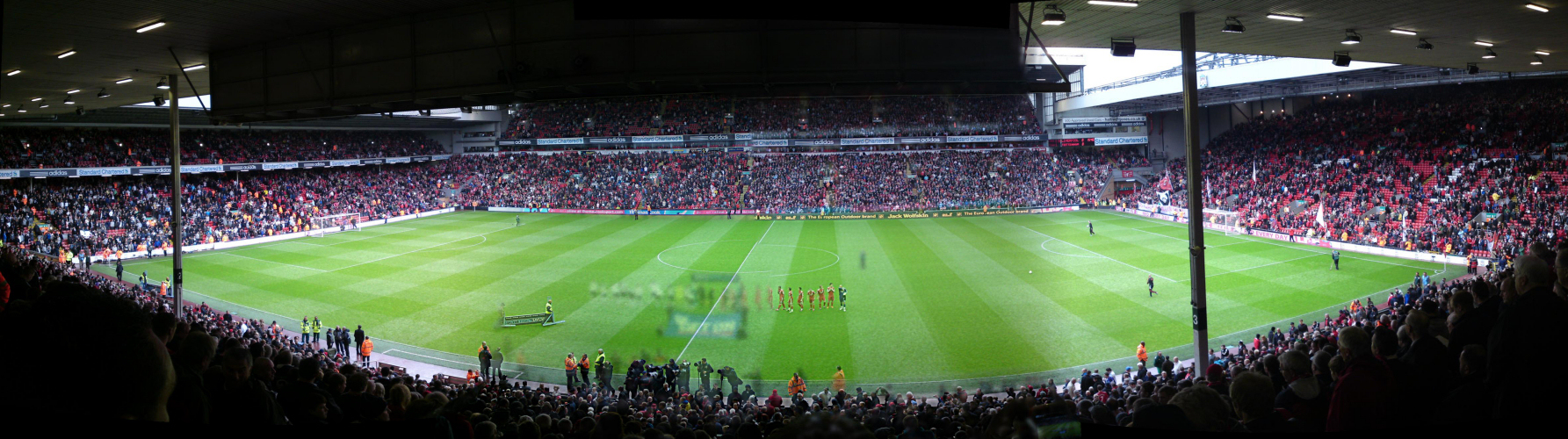 Groundhopping Premier League: Liverpool FC vs. Tottenham Hotspurs in der Anfield Road