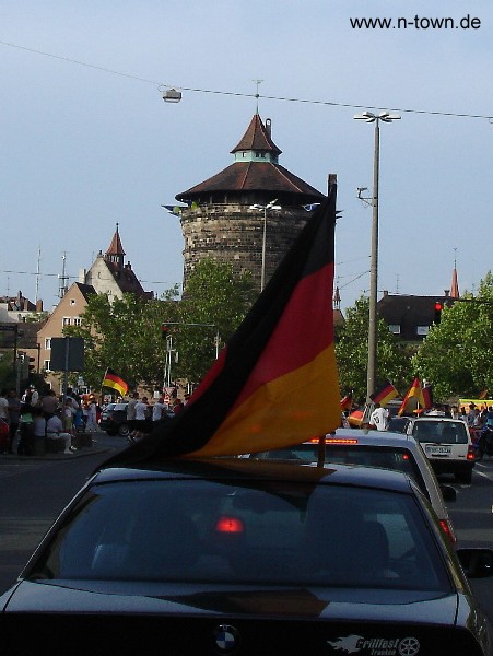 WM2006 Deutschland - Ecuador 3:0 auf dem Plrrer