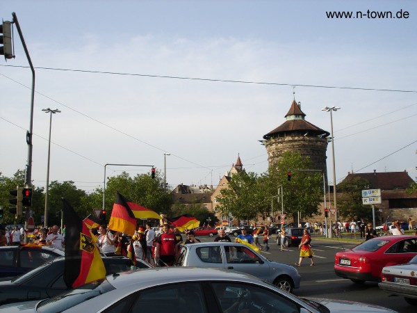 WM2006 Deutschland - Ecuador 3:0 auf dem Plrrer