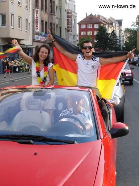 WM2006 Deutschland - Ecuador 3:0 auf dem Plrrer