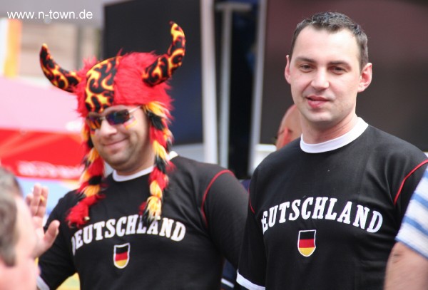 WM2006 Deuschland - Schweden auf dem Hauptmarkt