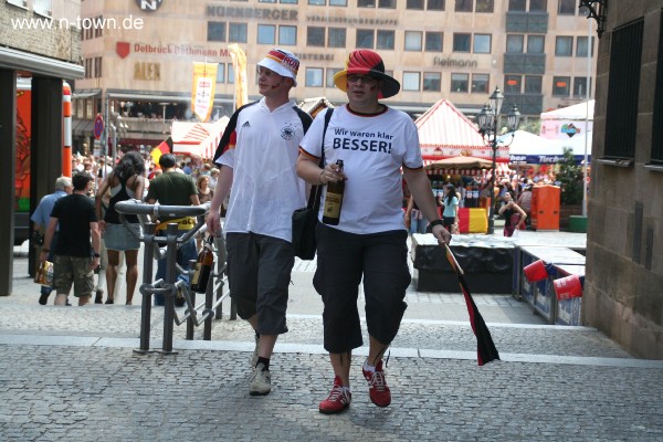 WM2006 Deuschland - Schweden auf dem Hauptmarkt