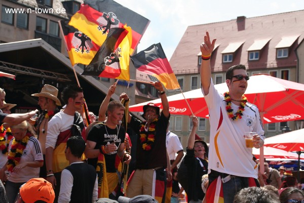 WM2006 Deuschland - Schweden auf dem Hauptmarkt