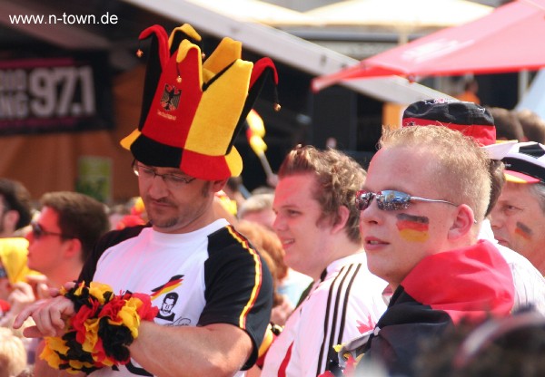 WM2006 Deuschland - Schweden auf dem Hauptmarkt