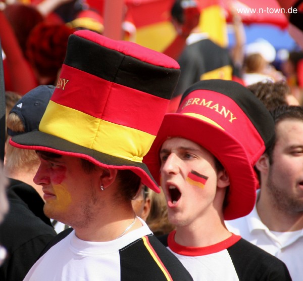 WM2006 Deuschland - Schweden auf dem Hauptmarkt