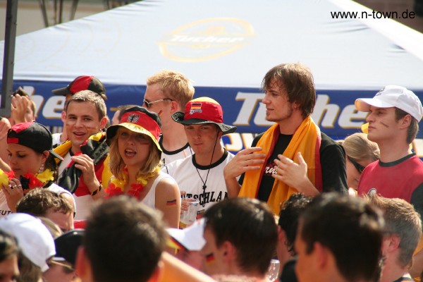 WM2006 Deuschland - Schweden auf dem Hauptmarkt