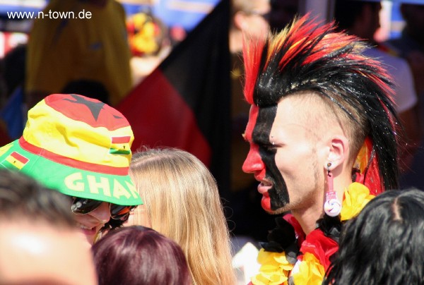 WM2006 Deuschland - Schweden auf dem Hauptmarkt