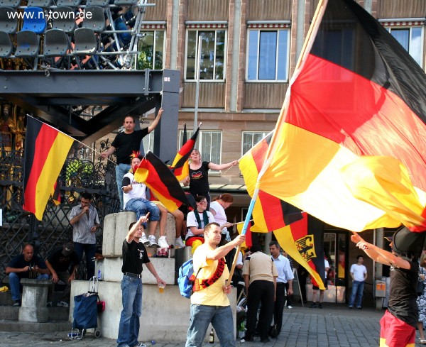 WM2006 Deuschland - Schweden auf dem Hauptmarkt