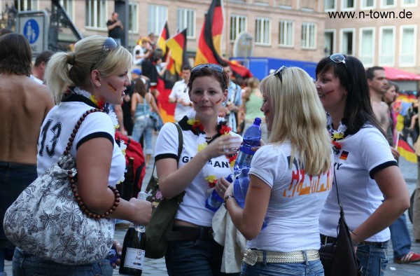 WM2006 Deuschland - Schweden auf dem Hauptmarkt