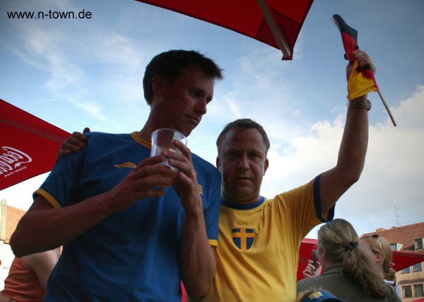 WM2006 Deuschland - Schweden auf dem Hauptmarkt