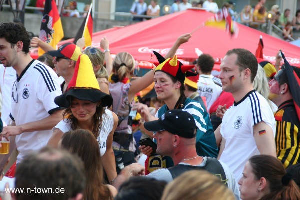 WM2006 Deuschland - Schweden auf dem Hauptmarkt