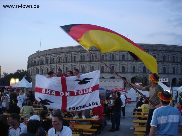 WM06 Fanfest Nuernberg Englands in nuremberg