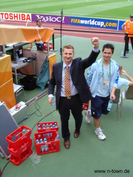 WM2006 Gruppenspiel in Nrnberg: Ghana - USA im Frankenstadion