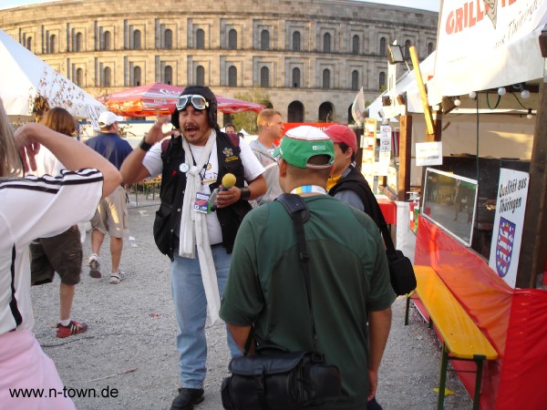 WM2006 Gruppenspiel in Nrnberg: Ghana - USA im Frankenstadion