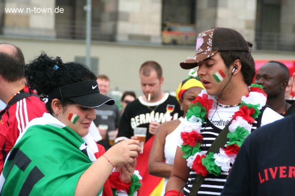 WM2006 Ghana : USA auf dem FanFest