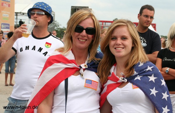 WM2006 Ghana : USA auf dem FanFest