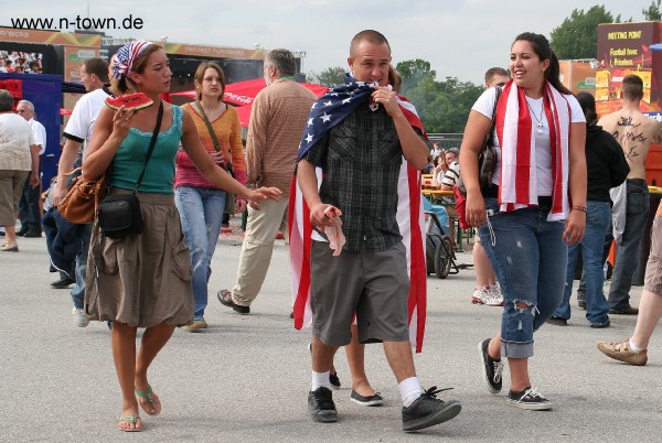 WM2006 Ghana : USA auf dem FanFest