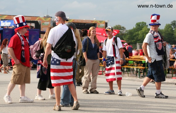 WM2006 Ghana : USA auf dem FanFest