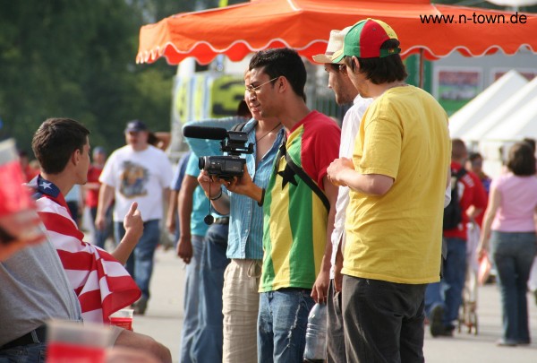 WM2006 Ghana : USA auf dem FanFest