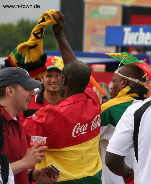 WM2006 Ghana : USA auf dem FanFest
