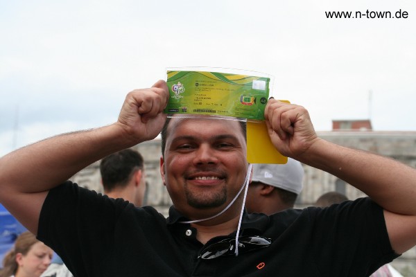 WM2006 Ghana : USA auf dem FanFest