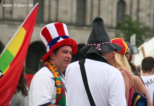 WM2006 Ghana : USA auf dem FanFest