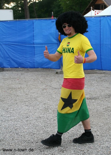 WM2006 Ghana : USA auf dem FanFest