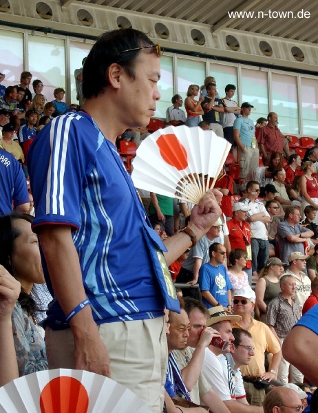 WM2006 Gruppenspiel in Nrnberg: Japan - Kroatien im Frankenstadion