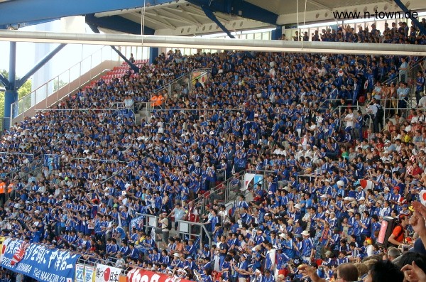 WM2006 Gruppenspiel in Nrnberg: Japan - Kroatien im Frankenstadion