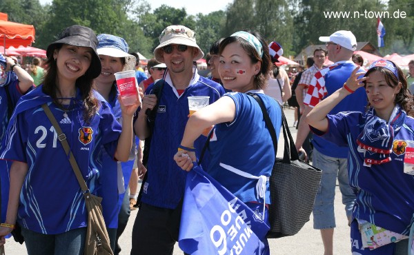 WM2006 Japan - Kroatien auf dem FanFest