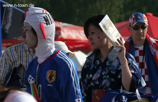 WM2006 Japan - Kroatien auf dem FanFest