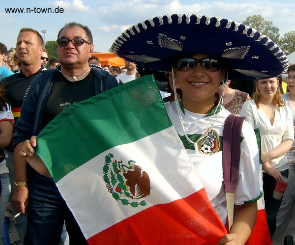 WM2006 FanFest in Nrnberg: Mexico - Iran (von Simone Bauer)