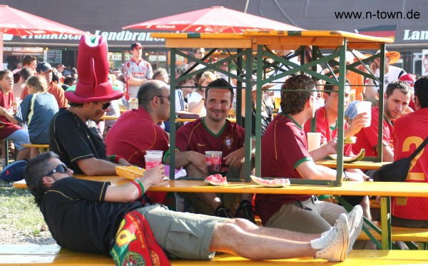 WM2006 Oranje - Portugal 0:1 auf dem FanFest in Nrnberg