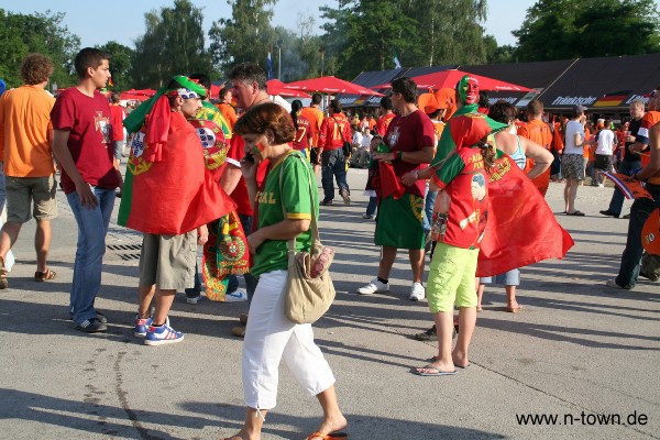 WM2006 Oranje - Portugal 0:1 auf dem FanFest in Nrnberg