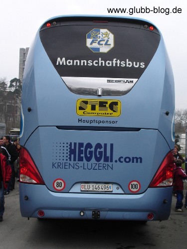 Mannschaftsbus FC Luzern