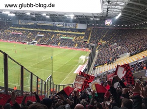 Glubberer des FCN bei Dynamo Dresden 