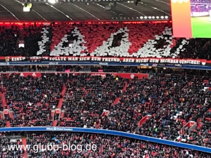 Frankenrechen der FCN-Fans in München